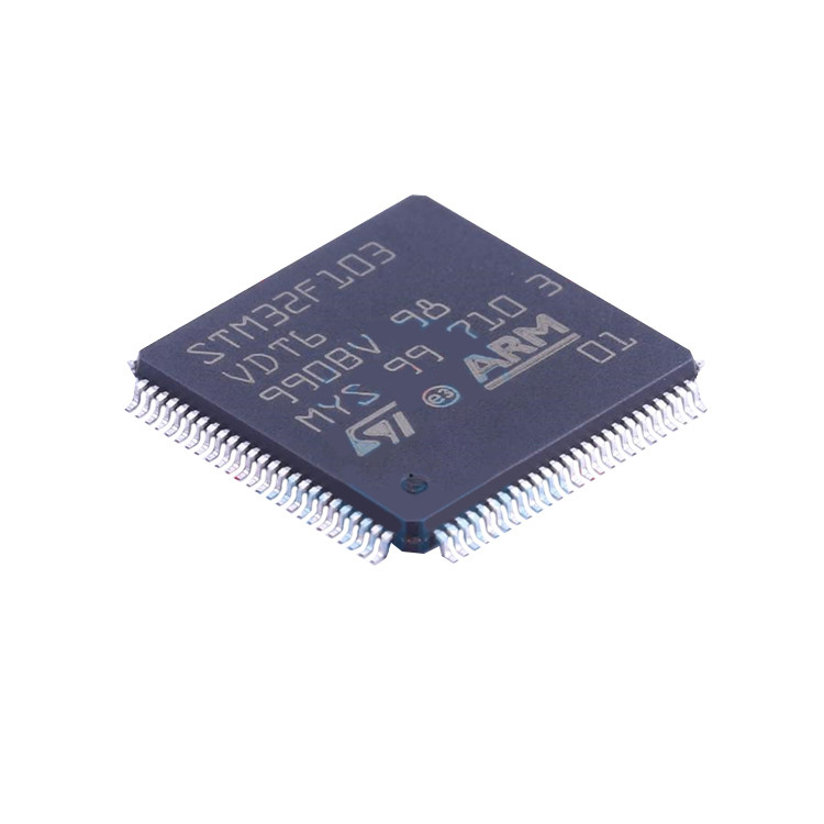 STM32F103VDT6 Nowe i oryginalne komponenty elektroniczne LQFP-100 w magazynie Układ scalony IC Chip STM32F103VDT6