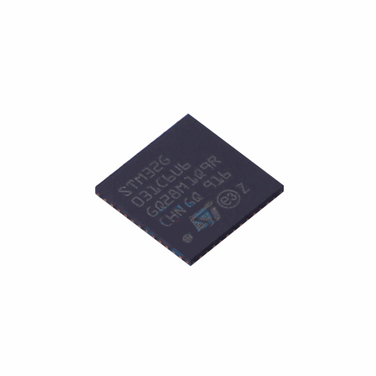 STM32G031C6U6 Oryginalny układ mikrokontrolera IC STM32G031C8U6 STM32G031C4U6 IC MCU 32BIT 32KB FLASH 48UFQFPN