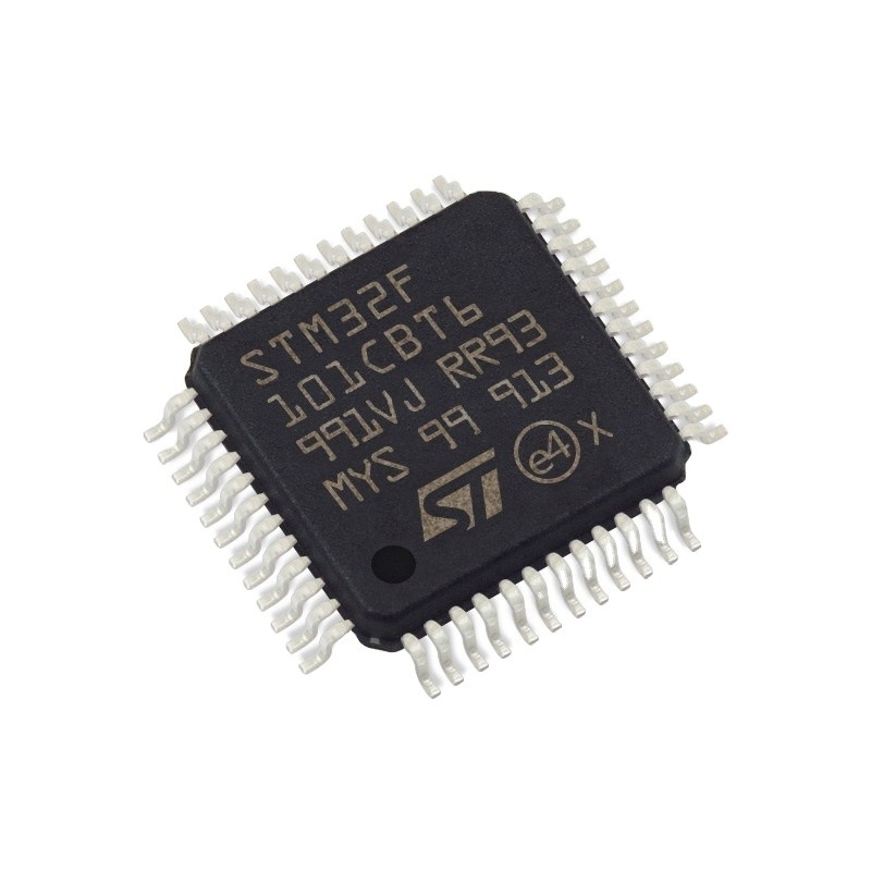 W magazynie mikrokontrolery IC MCU 32BIT 128KB FLASH 48LQFP układy scalone układ scalony STM32F101CBT6