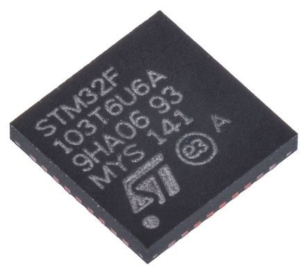 W magazynie mikrokontrolery IC MCU 32BIT 32KB FLASH 36VFQFPN układy scalone ic chip STM32F103T6U6A