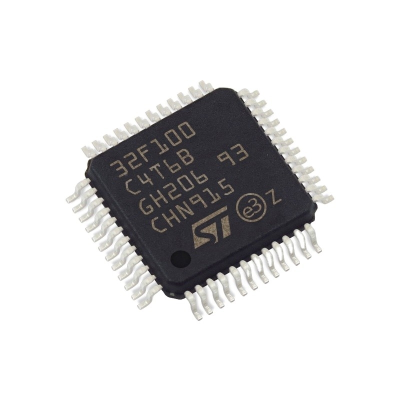 W magazynie mikrokontrolery IC MCU 32BIT 16KB FLASH 48LQFP układy scalone ic chip STM32F100C4T6B