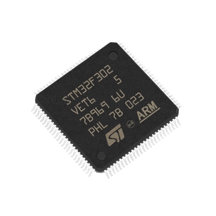 W magazynie mikrokontroler MCU 32-bitowy ARM Cortex M4 RISC 512KB Flash 2.5V/3.3V 100-pinowy podajnik LQFP STM32F302VET6