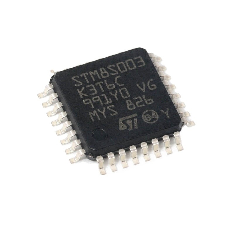 Nowe oryginalne mikrokontrolery MCU 8-bit STM8 CISC 8KB Flash 3.3 V/5 V 32-Pin LQFP taca element elektroniczny układ scalony STM8S003K3T6C