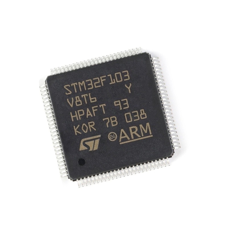 W magazynie mikrokontrolery IC MCU 32BIT 64KB FLASH 100LQFP układy scalone układ scalony STM32F103V8T6