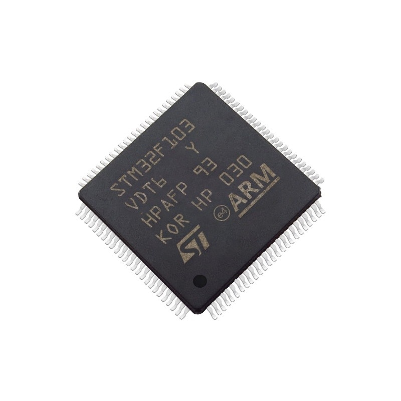 W magazynie mikrokontrolery i procesory IC MCU 32BIT 384KB FLASH 100LQFP układy scalone programowalny układ scalony STM32F103VDT6