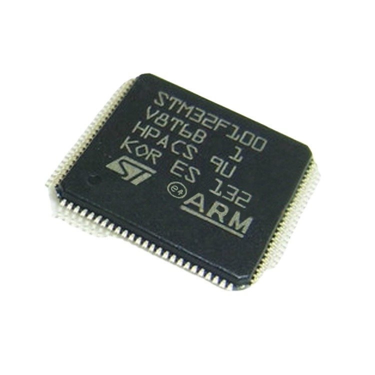 W magazynie mikrokontrolery IC MCU 32BIT 64KB FLASH 100LQFP układy scalone układ scalony STM32F100V8T6B