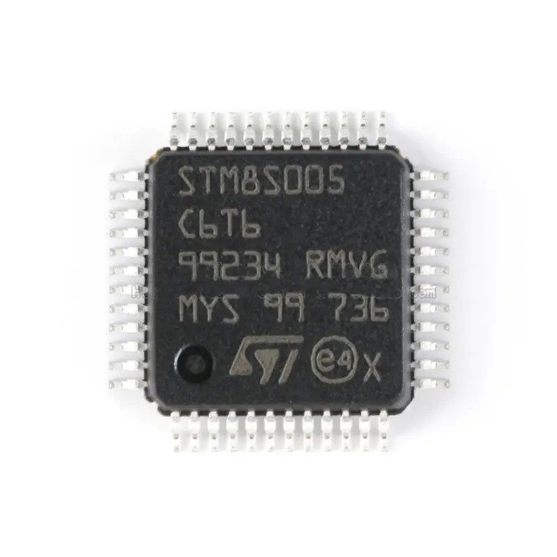 W magazynie mikrokontrolery MCU 8-bit STM8S STM8 CISC 32KB Flash 3.3 V/5 V 48-Pin LQFP element elektroniczny STM8S005C6T6