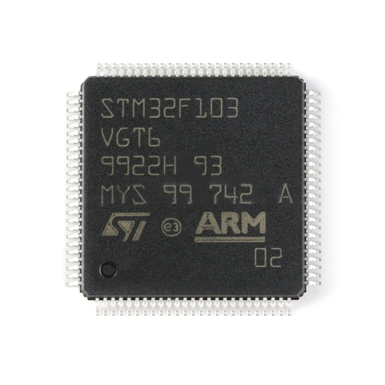 Na stanie Mikrokontrolery IC MCU 32BIT 1MB FLASH 100LQFP Podzespoły elektroniczne Układy scalone STM32F103VGT6