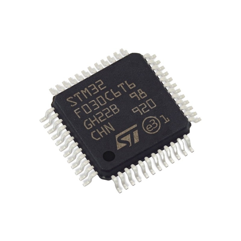 Na stanie Mikrokontrolery IC MCU 32BIT 32KB FLASH 48LQFP Podzespoły elektroniczne Układy scalone Chipy BGA STM32F030C6T6
