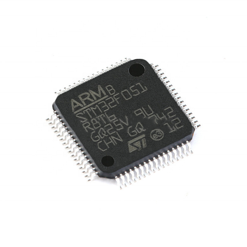 Mikrokontroler układ scalony IC MCU 32BIT 64KB FLASH 64LQFP STM32F STM32F051 STM32F051R8T6 oryginalna marka