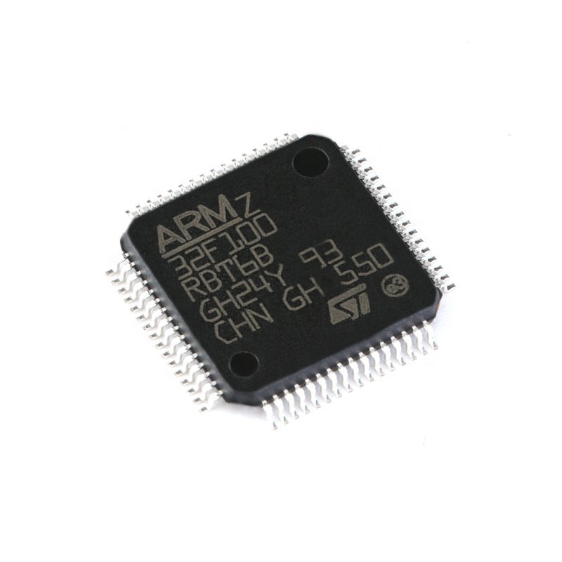 Chuangyunxinyuan nowy i oryginalny IC MCU 32BIT 128KB FLASH komponent elektroniczny 64LQFP STM32F100RBT6B
