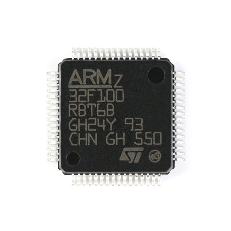 Chuangyunxinyuan nowy i oryginalny IC MCU 32BIT 128KB FLASH komponent elektroniczny 64LQFP STM32F100RBT6B