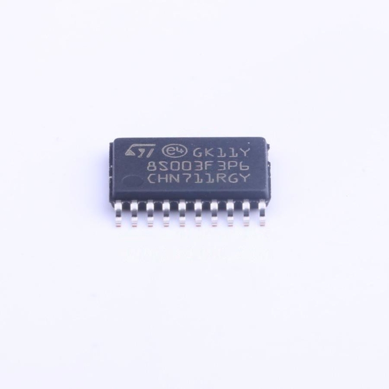 MCU 8-bitowy STM8S STM8 CISC 8KB Flash 3.3V/5V 20-pinowy TSSOP T/R — taśma i szpula STM8S003F3P6 IC CHIP