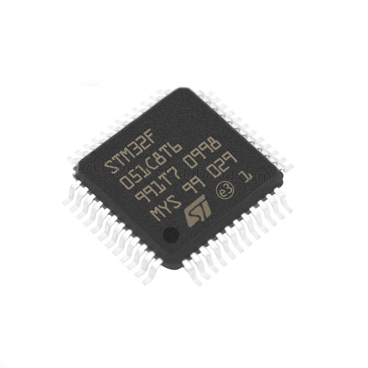 Element elektroniczny STM8S105 MCU ARM ADC DAC 32-bitowy 64K Flash 48 LQFP STM32F051C8T6 IC