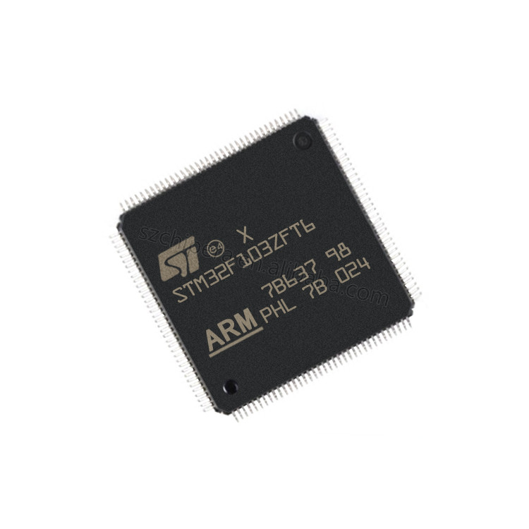 Nowy i oryginalny układ scalony STM32F103 Cortex M3 32-bitowy procesor 72MHz pamięć programu 768KB 144 LQFP STM32F103ZFT6