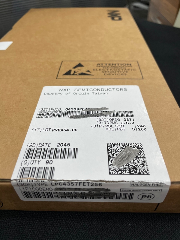 LPC4357FET256 BGA256 układ scalony mikrokontroler IC nowy oryginalny nieużywany